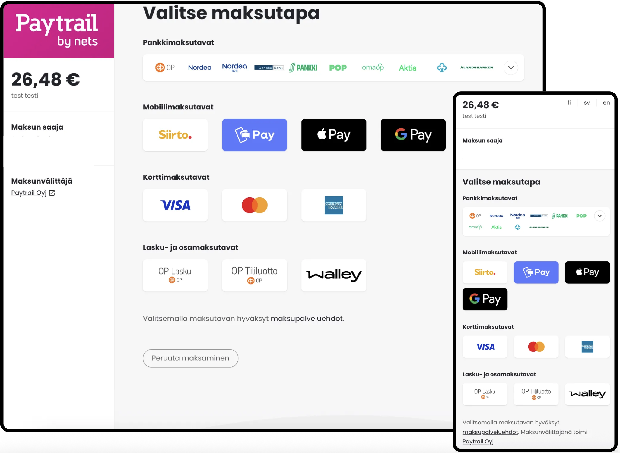 Verkkomaksaminen